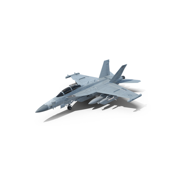 Boeing EA 18G Jet Aircraft Simplified PNG & PSD Images