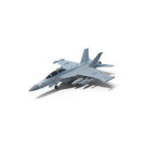 Boeing EA 18G Jet Aircraft Simplified PNG & PSD Images