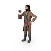 Pirate With Vintage Beer Mug PNG & PSD Images