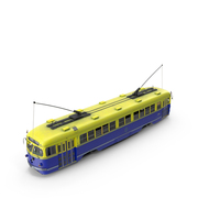 Retro Tram PNG & PSD Images