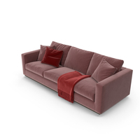 Andersen Line Sofa (Red) PNG & PSD Images