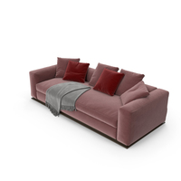 Leonard Base Sofa Red PNG & PSD Images