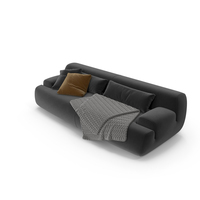 Norton Minimal Sofa Black PNG & PSD Images