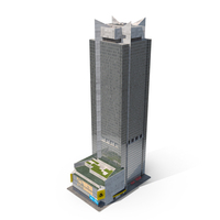 One Astor Plaza Low Poly PNG & PSD Images
