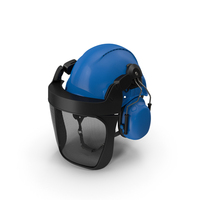 Head Protection Blue PNG & PSD Images