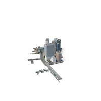 Manhattan Lower Portion Low Poly PNG & PSD Images