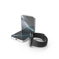 Apple IPhone Flip With Apple Watch PNG & PSD Images