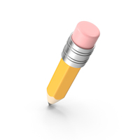 Pencil Miniature Yellow PNG & PSD Images