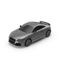 Sport Coupe Generic Silver PNG & PSD Images