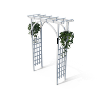 Garden Arch With Climbing Plants PNG & PSD Images