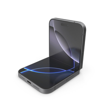 iPhone Flip Bent Midnight Black PNG & PSD Images