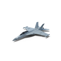 Jet Boeing EA 18G Without Weapon In Flight Simplified PNG & PSD Images