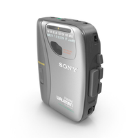 Vintage Sony Walkman Cassette Player PNG & PSD Images