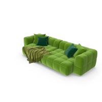 Strips Sofa Green PNG & PSD Images