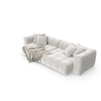 Strips Sofa White PNG & PSD Images