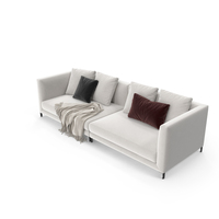 Allen Sofa 2 Seats White PNG & PSD Images