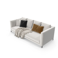 Allen Sofa White PNG & PSD Images