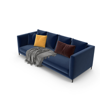 Allen Sofa Blue PNG & PSD Images