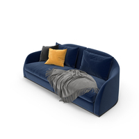 Alfred Sofa Blue PNG & PSD Images