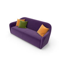 Smania Sofa Blue PNG & PSD Images