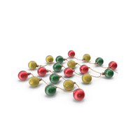 Christmas Bauble Garland PNG & PSD Images