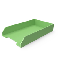 Plastic Paper Tray Green PNG & PSD Images