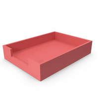 Plastic Paper Tray Red PNG & PSD Images