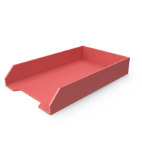 Plastic Paper Tray Red PNG & PSD Images