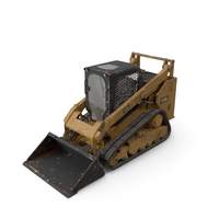 Generic Tracked Skid Steer Loader Rusted PNG & PSD Images