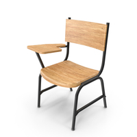 Tablet Arm Chair Desk PNG & PSD Images