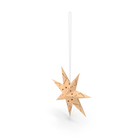 Hanging Christmas Paper Star PNG & PSD Images