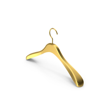 Hanger Clothes Gold PNG & PSD Images
