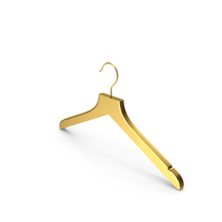 Hanger Clothes Gold PNG & PSD Images