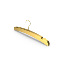 Hanger Clothes Gold PNG & PSD Images