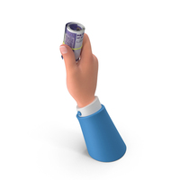 100 Indian Rupees Roll Holding Hand PNG & PSD Images