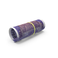 Few 100 Indian Rupees Bill Rolled PNG & PSD Images