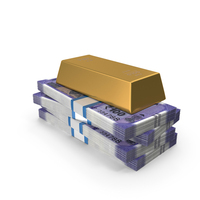 Gold Four Biscuits Indian Rupees Lot Money PNG & PSD Images