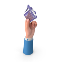 Left Hand Holding Raise 100 Indian Rupees Bill PNG & PSD Images