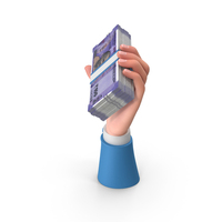 Raising Hand Win Indian Rupees Money PNG & PSD Images