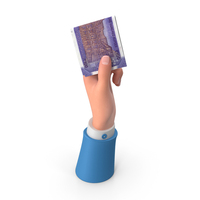 Rising Hand Holding 100 Indian Rupees Note PNG & PSD Images