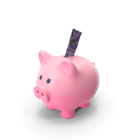 Single 100 Indian Rupees Save PiggyBank PNG & PSD Images