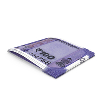 Two Indian Rupees Note Folded Money PNG & PSD Images
