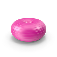 Pink Donut Exercise Ball PNG & PSD Images
