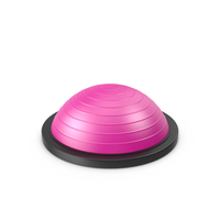 Pink Fitness Hemisphere Ball PNG & PSD Images