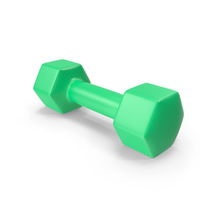 Green Dumbbell PNG & PSD Images