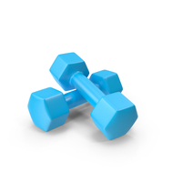 Blue Dumbbells PNG & PSD Images