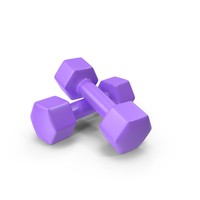 Violet Dumbbells PNG & PSD Images