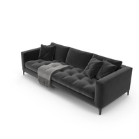 Andersen Quilt Sofa Black PNG & PSD Images