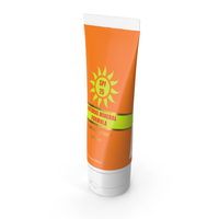 Sunscreen Tube Natural Mineral Formula PNG & PSD Images