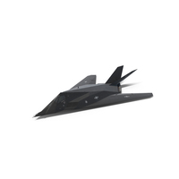 Stealth F-117 Nighthawk With Pilot In Flight PNG & PSD Images